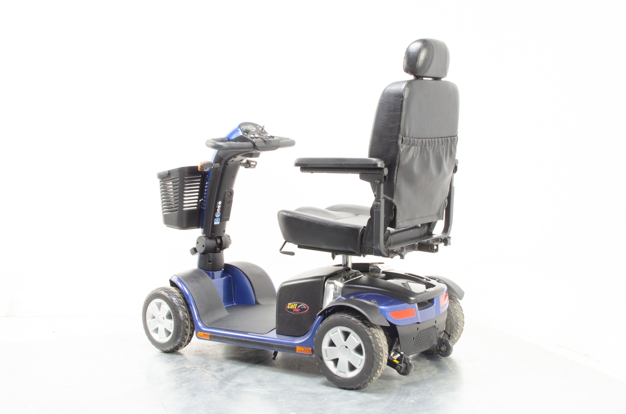 Pride Colt Sport Used Electric Mobility Scooter 8mph Transportable Road Pavement Suspension Solid Tyres