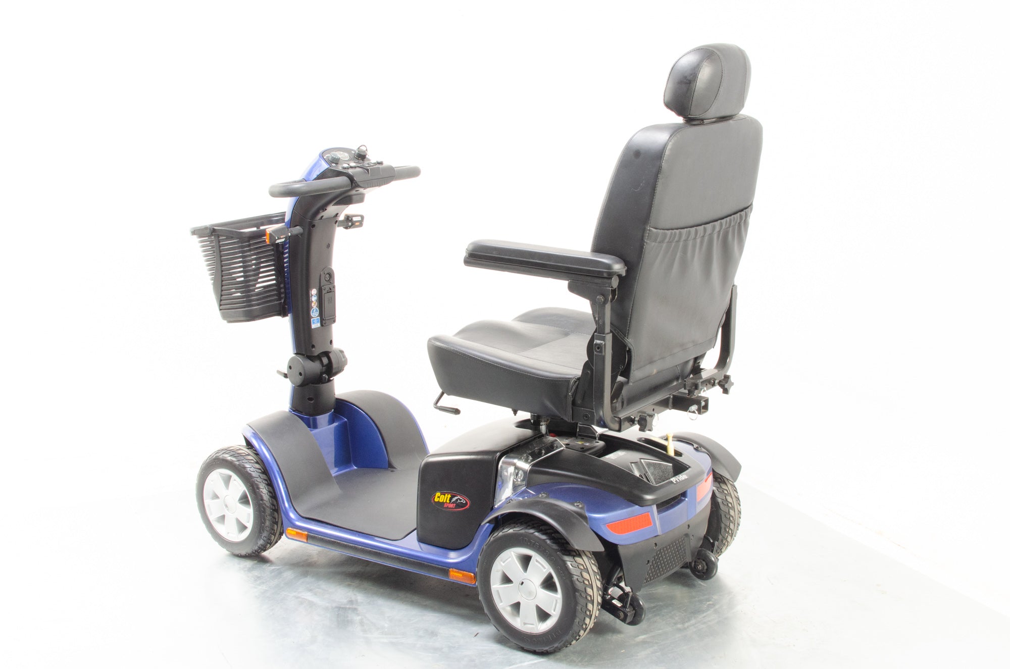 Pride Colt Sport Used Electric Mobility Scooter 8mph Transportable Road Pavement Suspension Blue