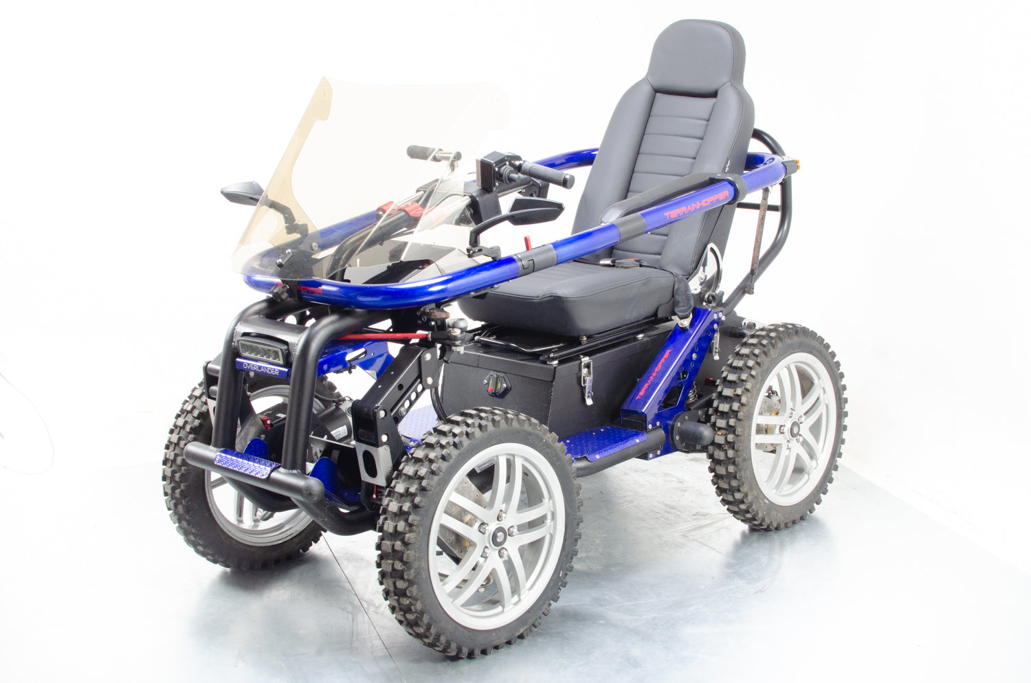 Terrainhopper Overlander 4Z 4WD Off-Road All-Terrain Mobility Scooter Tramper Sand Rock