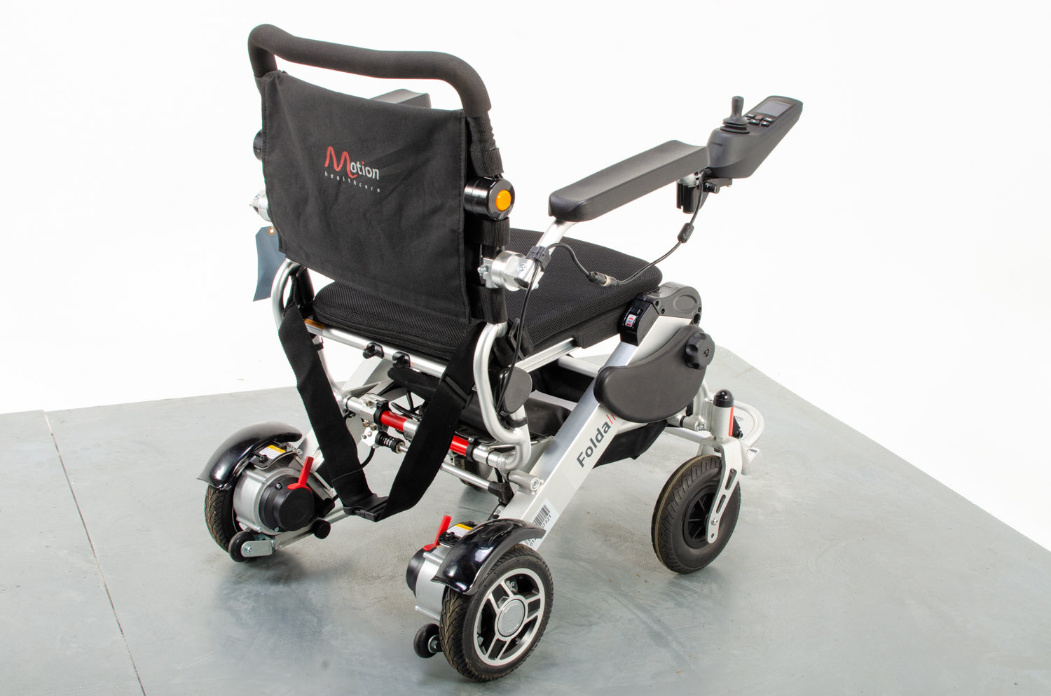 Foldalite Lightweight Lithium Folding Travel Electric Wheelchair Powerchair Motion Healthcare