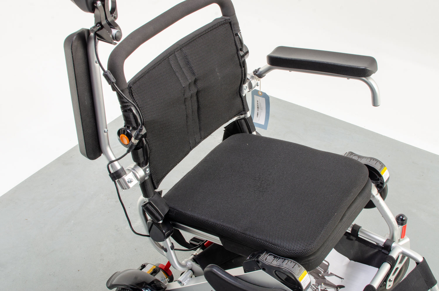 Foldalite Lightweight Lithium Folding Travel Electric Wheelchair Powerchair Motion Healthcare