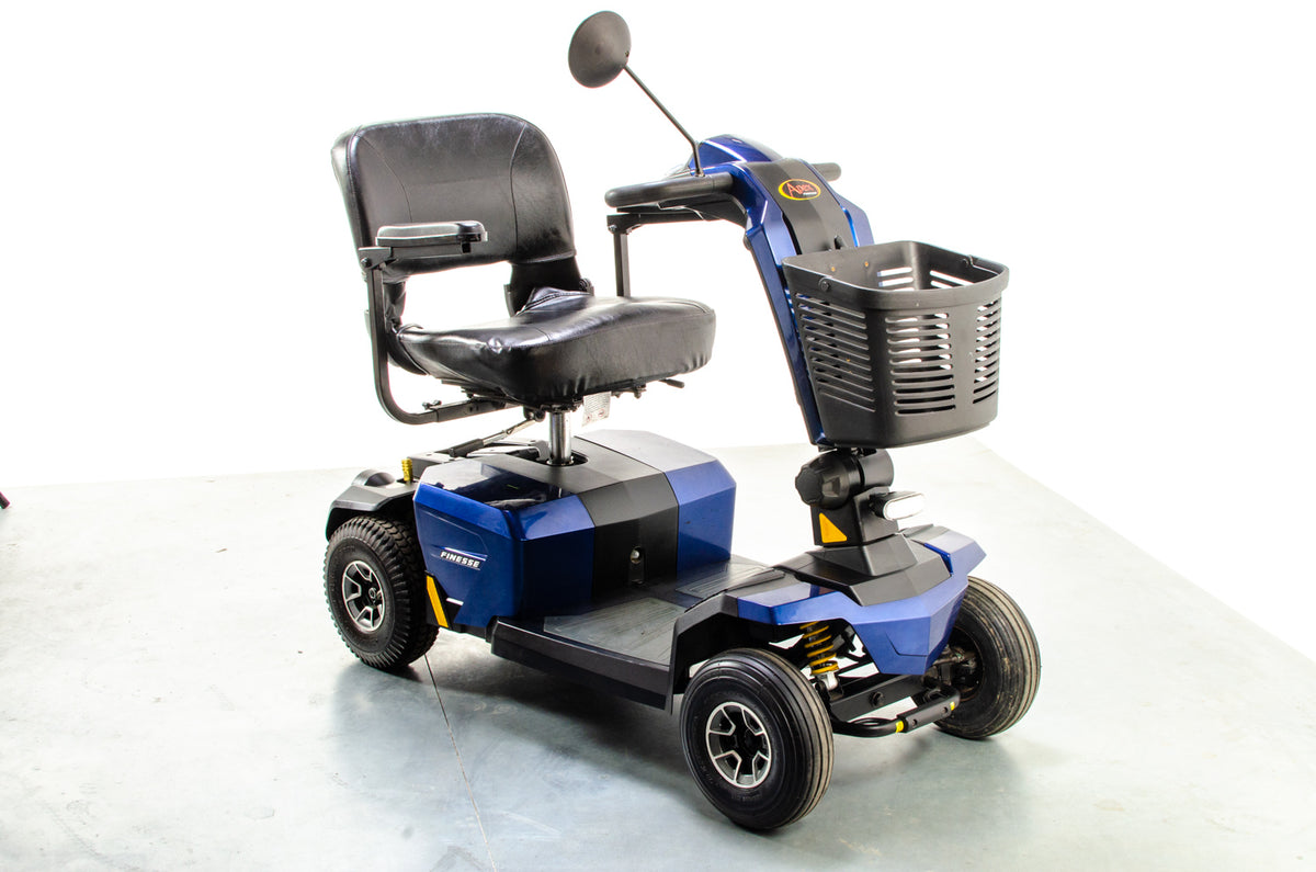 2015 Pride Apex Finesse Electric Mobility Scooter Used Second Hand 4mph Mid Size Transportable in Blue