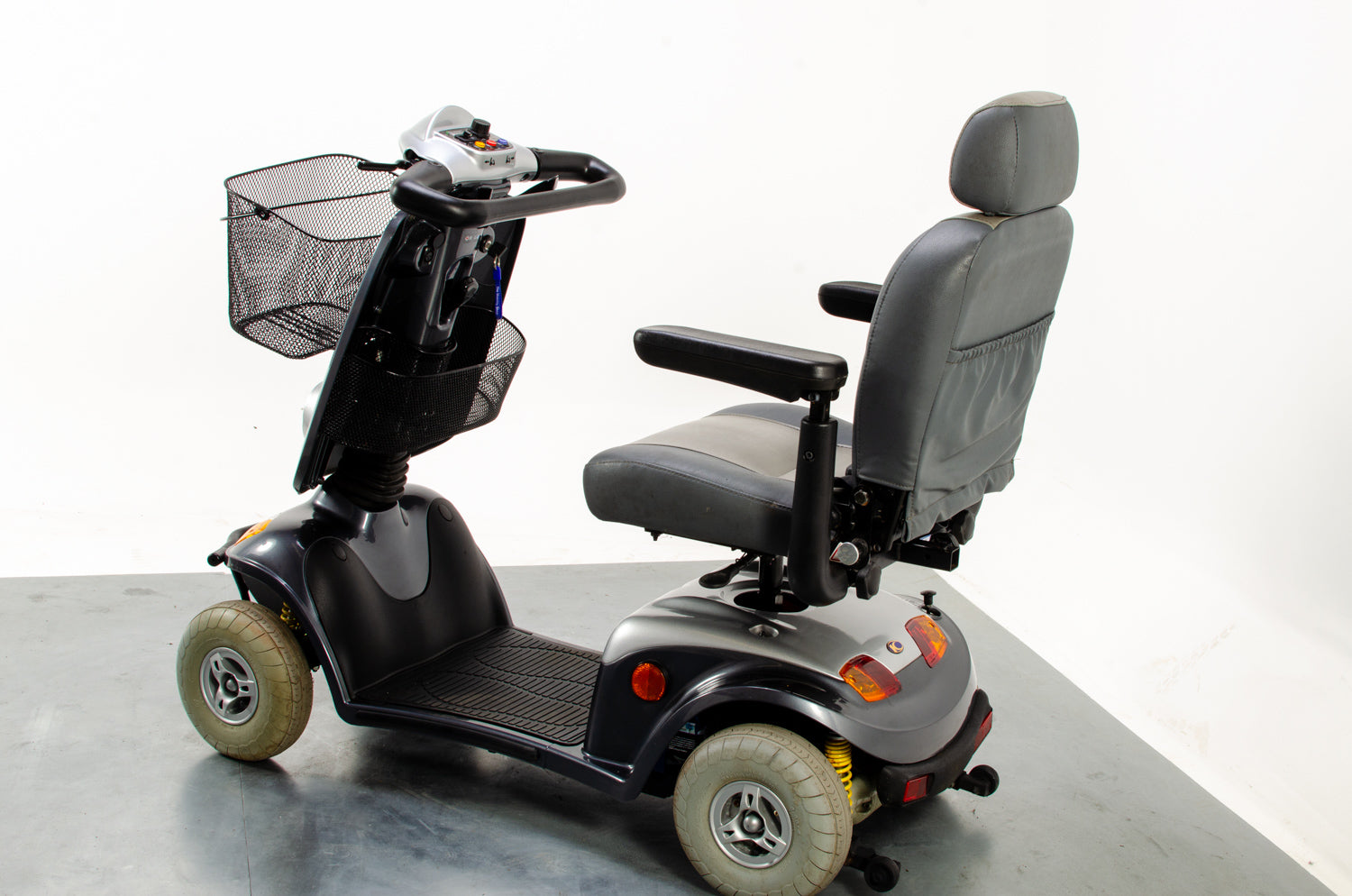 Kymco Midi XLS 8mph Used Mobility Scooter Road Pavement Suspension Pneumatic Tyres