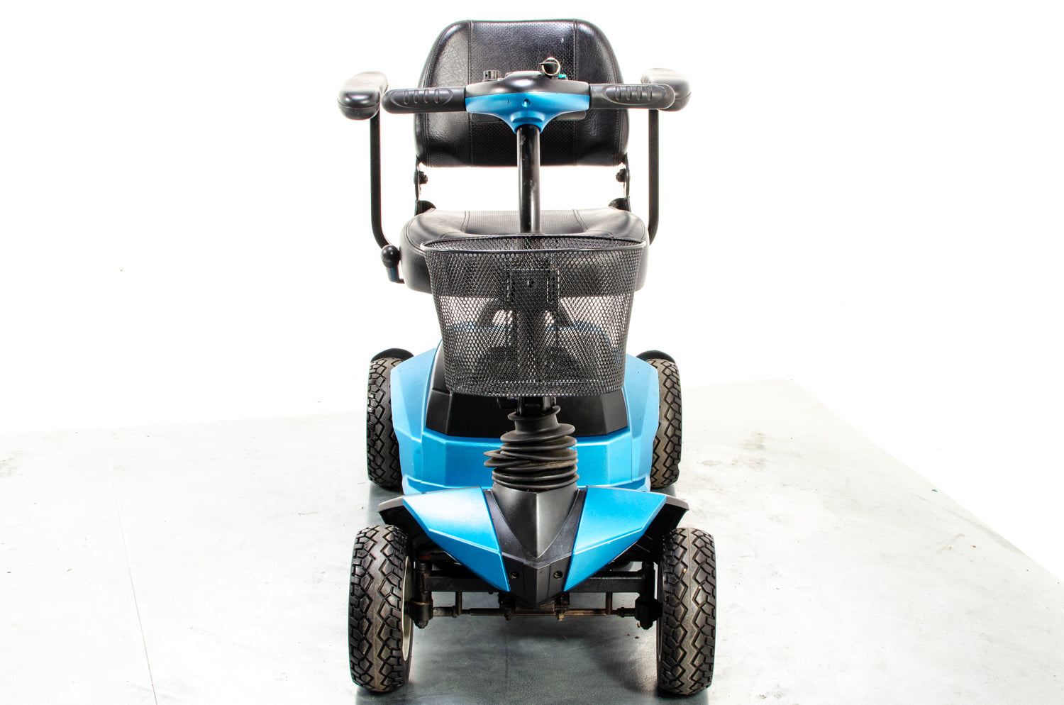 Drive Zen Transportable Mobility Boot Scooter Large Wheels Blue 4mph Solid Tyres
