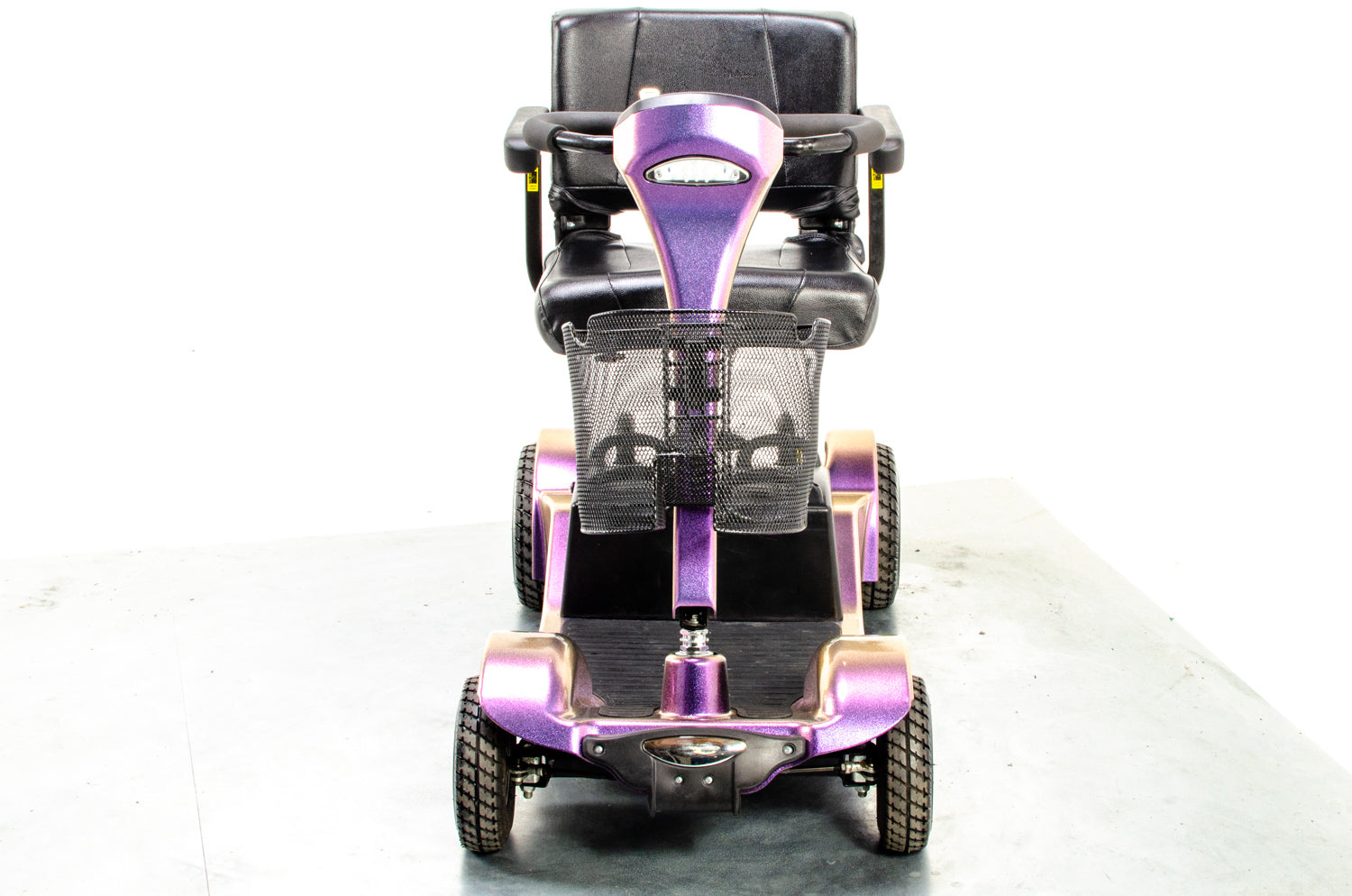 Sterling Sapphire 2 Used Mobility Scooter Transportable Pneumatic Folding Boot Purple Pearl