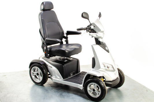 Rascal Vision Used Electric Mobility Scooter 8mph Large All-Terrain Road Legal Silver 1500