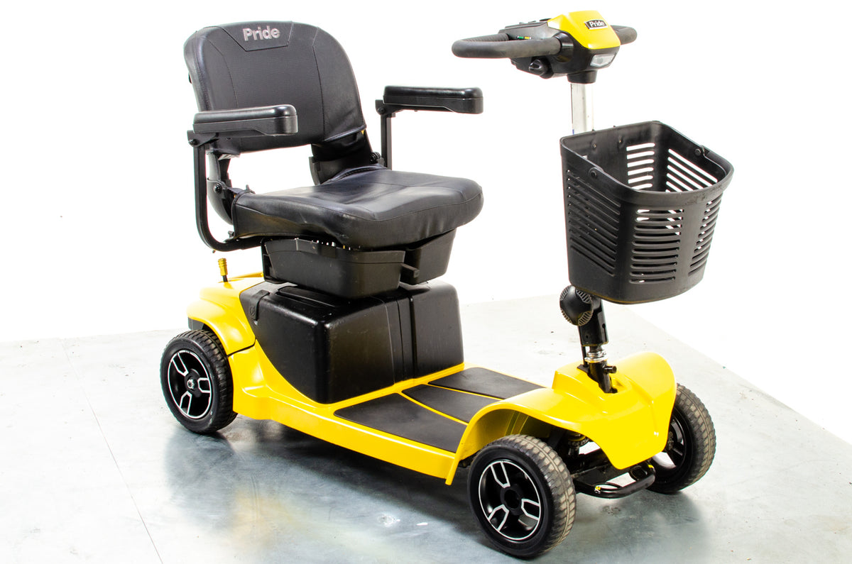 Pride Revo 2.0 4mph Used Mobility Scooter Transportable Boot Suspension Yellow