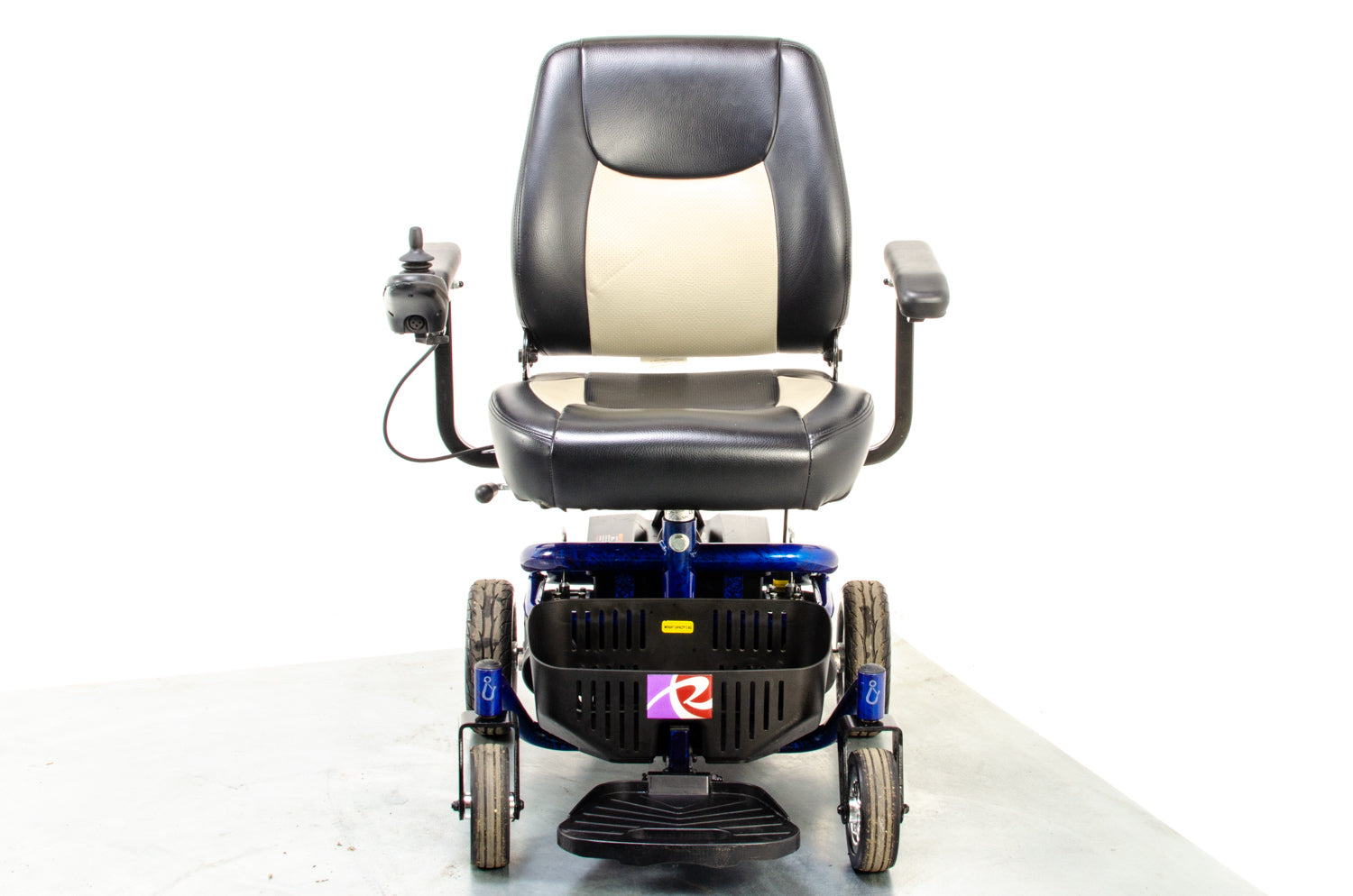 Roma Reno Elite Captain Seat Used Power-Chair Transportable Electric Wheelchair Indoor Blue