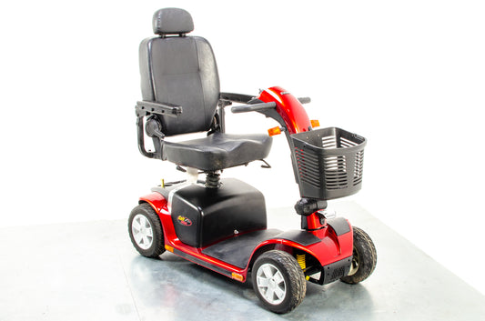 Pride Colt Deluxe Used Electric Mobility Scooter 6mph Transportable Suspension Road Pavement Solid Tyres Red 1500