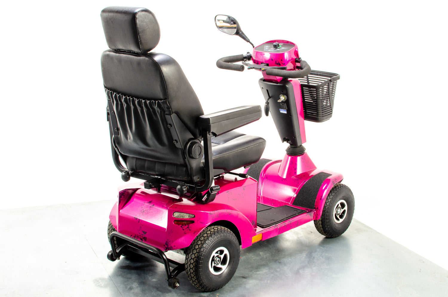 Sunrise Medical Sterling S425 Used Mobility Scooter 8mph Pink Midsize Pneumatic Pavement