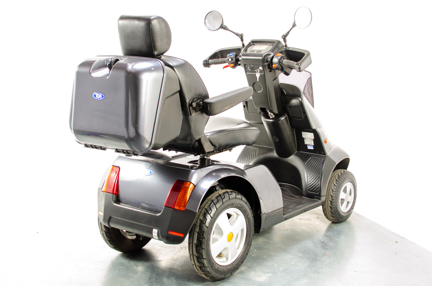 TGA Breeze S4 Used Mobility Scooter 8mph Large Road Legal All-Terrain Off-Road Grey