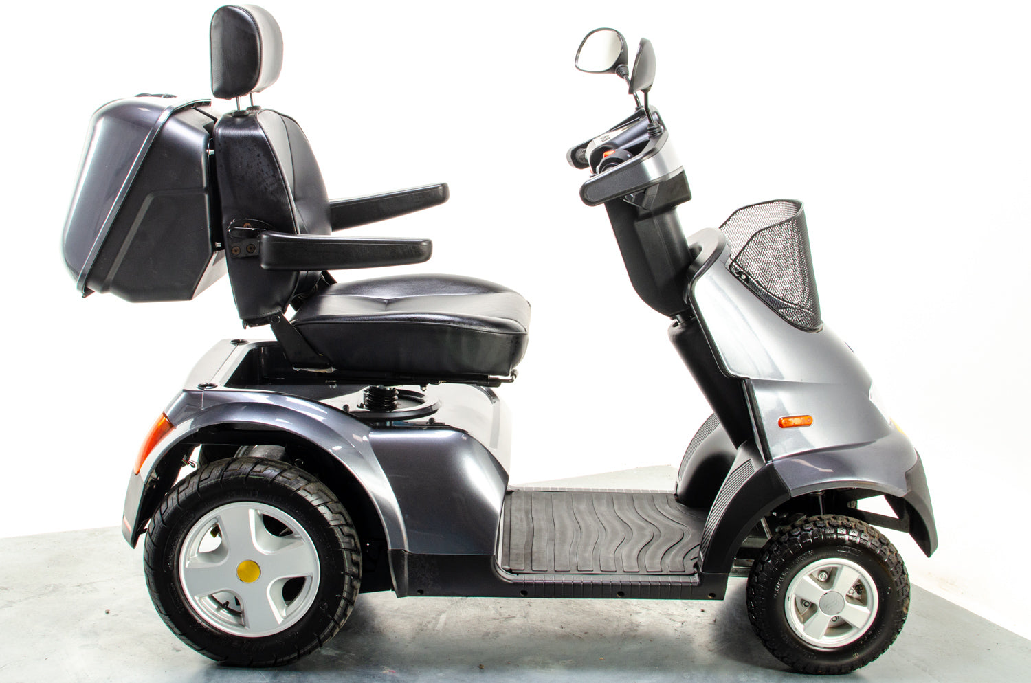 TGA Breeze S4 Used Mobility Scooter 8mph Large All-Terrain Road Legal Off-Road Grey