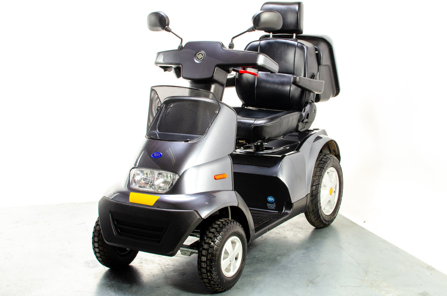 TGA Breeze S4 Used Mobility Scooter 8mph Large All-Terrain Road Legal Off-Road Grey