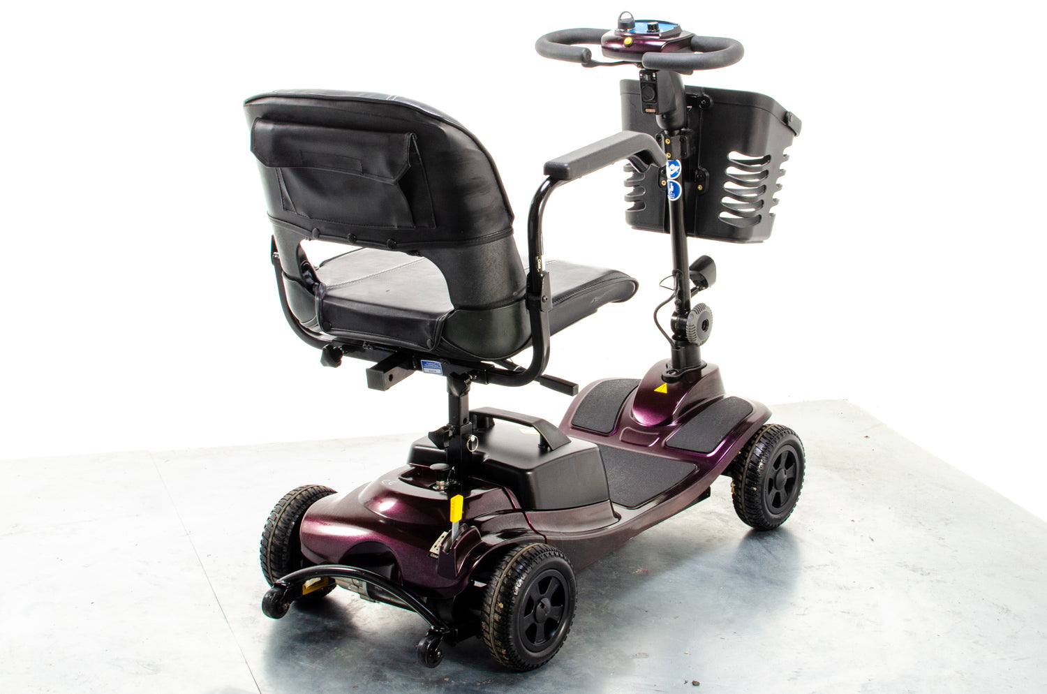 Liberty Vogue Used Mobility Scooter Suspension Transportable Lightweight One Rehab Purple
