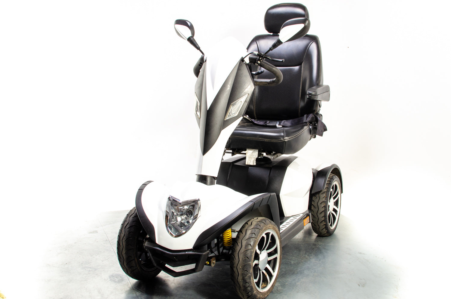 Drive Cobra Used Mobility Scooter 8mph Large All-Terrain Road Legal Captains Seat White