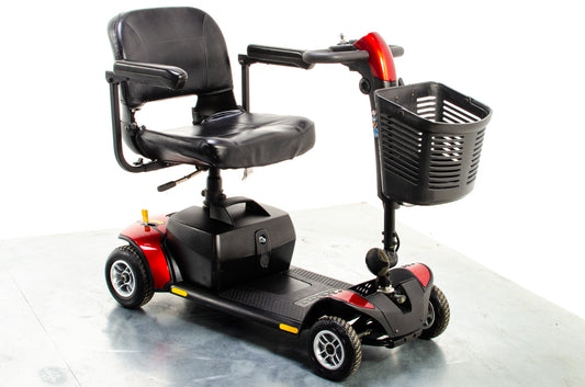 Pride Go-Go Elite Traveller LX Used Mobility Scooter Boot Transportable Lightweight Travel Red 1500