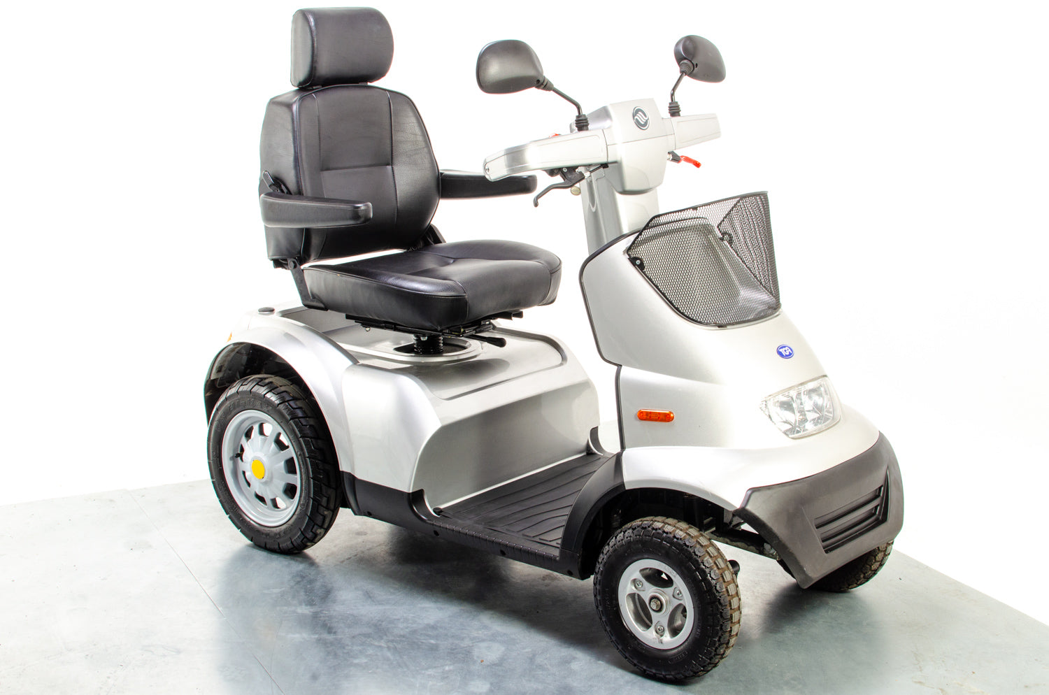 TGA Breeze S4 Used Mobility Scooter 8mph Large All-Terrain Road Legal Off-Road Silver