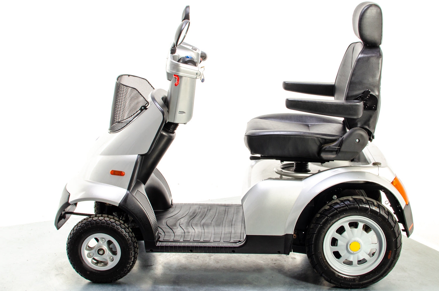 TGA Breeze S4 Used Mobility Scooter 8mph Large All-Terrain Road Legal Off-Road Silver