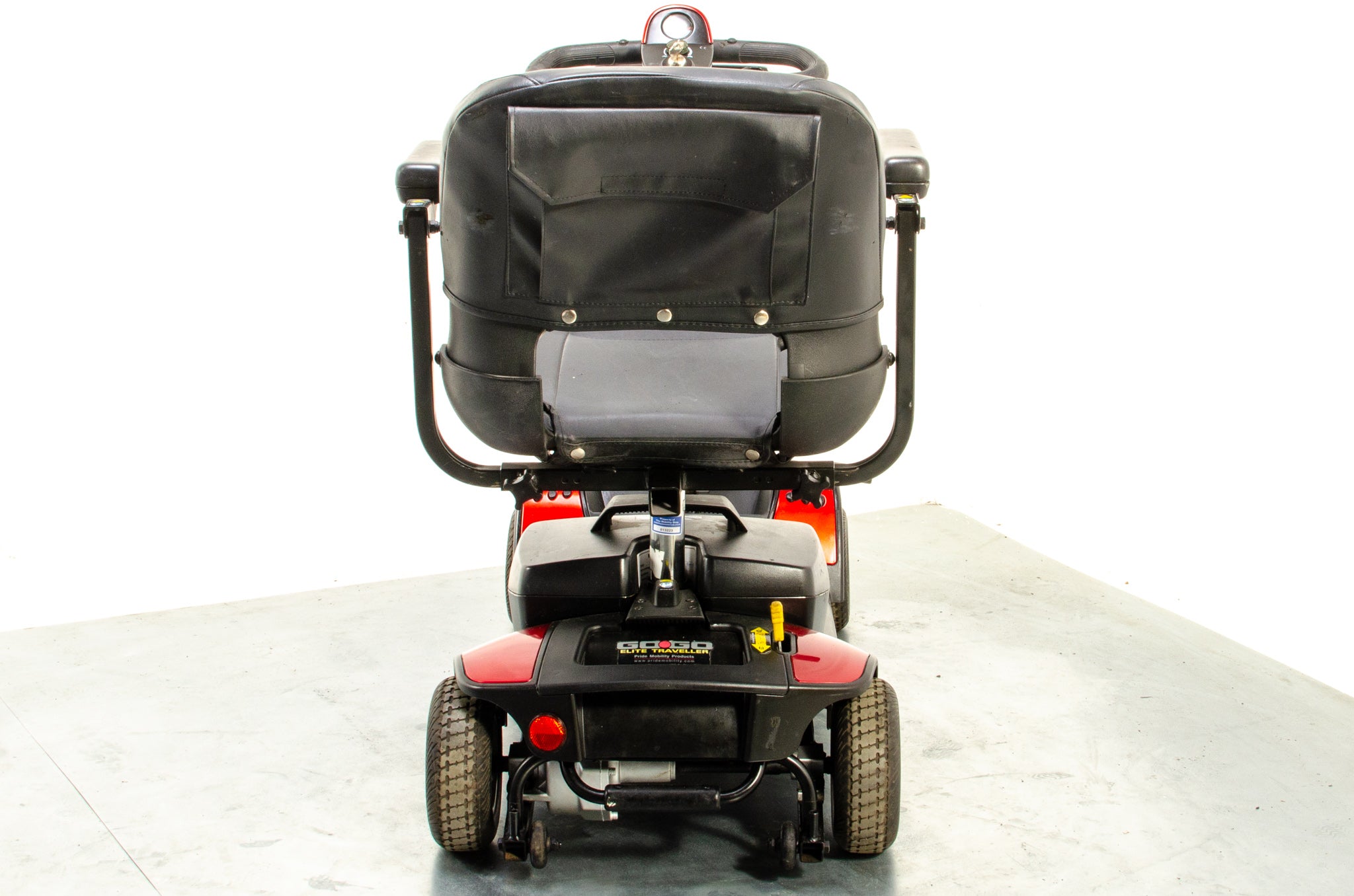 Pride Go-Go Elite Traveller Used Mobility Scooter Boot Transportable Lightweight Travel Red