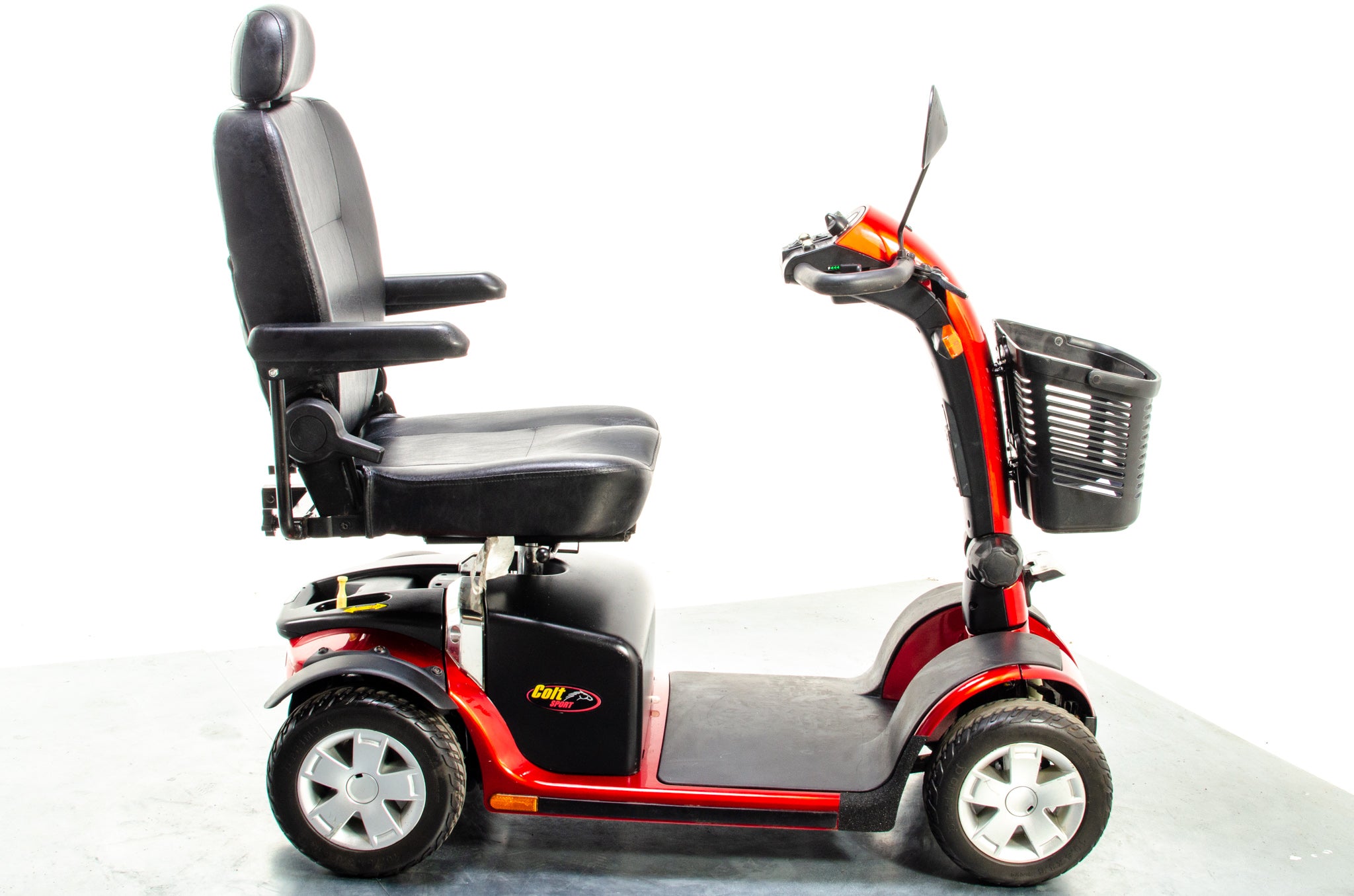 Pride Colt Sport Used Electric Mobility Scooter 8mph Transportable Suspension Road Pavement Red