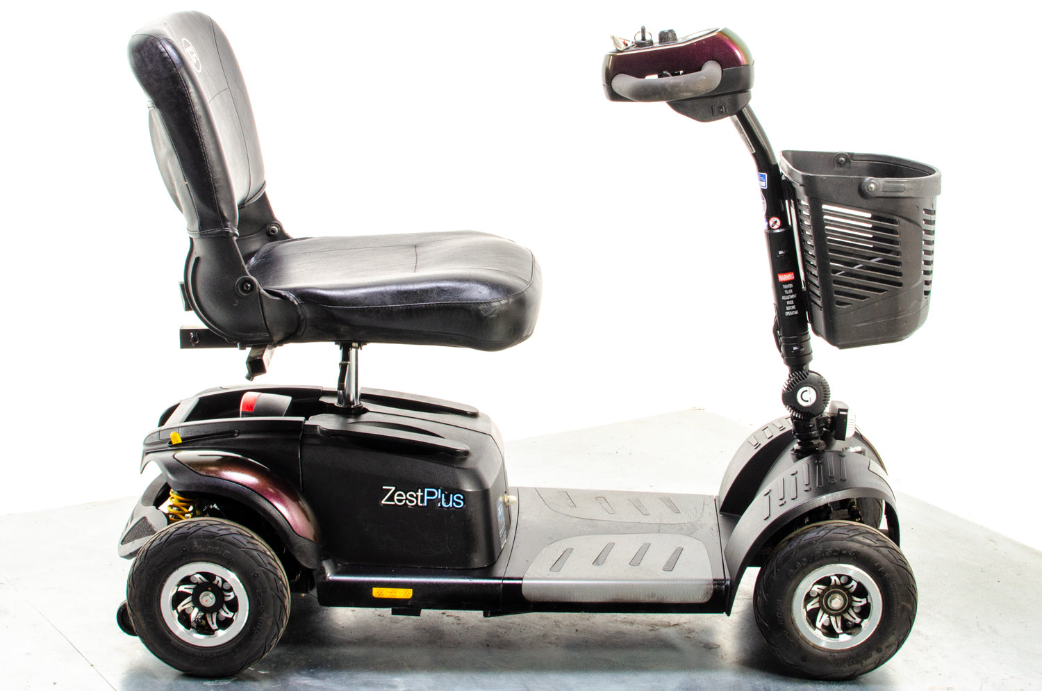 TGA Zest Plus Used Mobility Scooter Small Transportable Travel Pneumatic Tyres