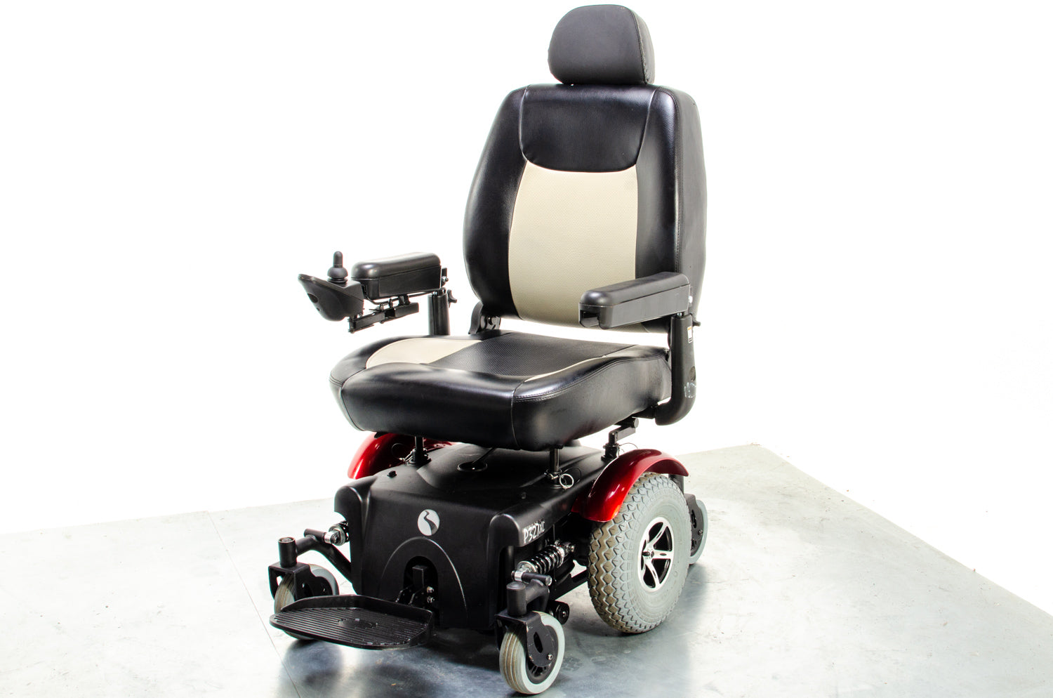Rascal P327XL Used Electric Wheelchair Powerchair Bariatric Heavy Duty Red