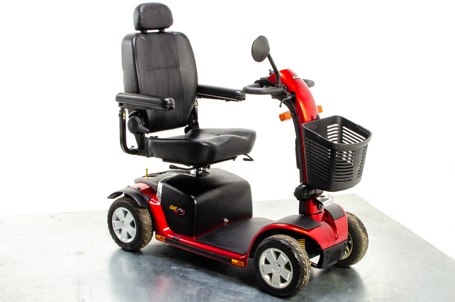 Pride Colt Sport Used Electric Mobility Scooter 8mph Transportable Suspension Pavement Road Legal Red