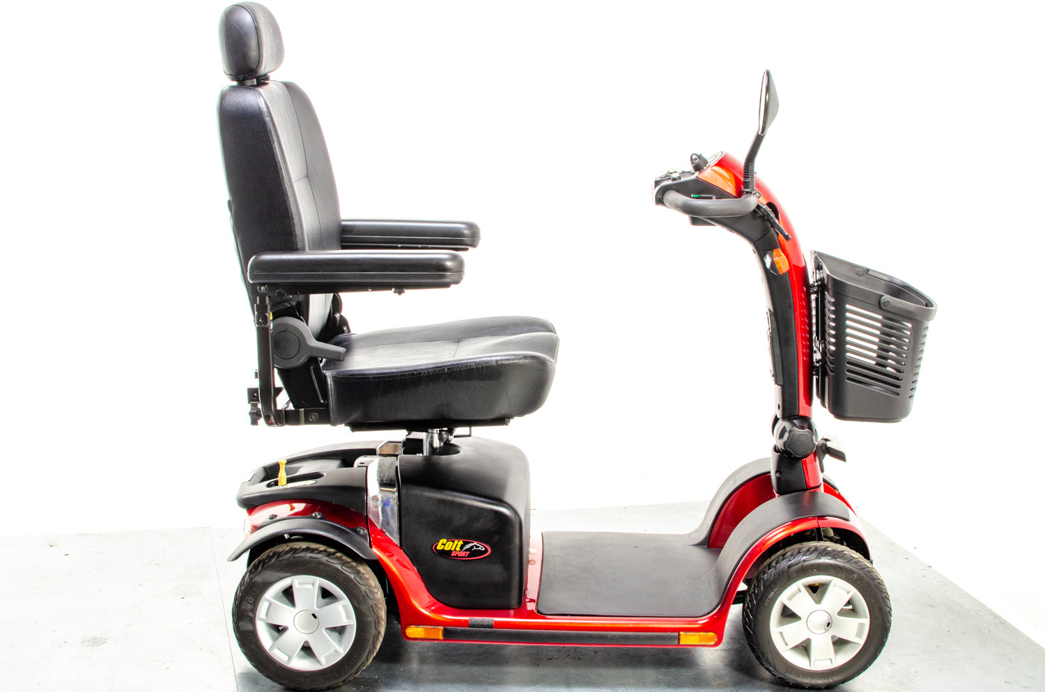 Pride Colt Sport Used Electric Mobility Scooter 8mph Transportable Suspension Pavement Road Legal Red