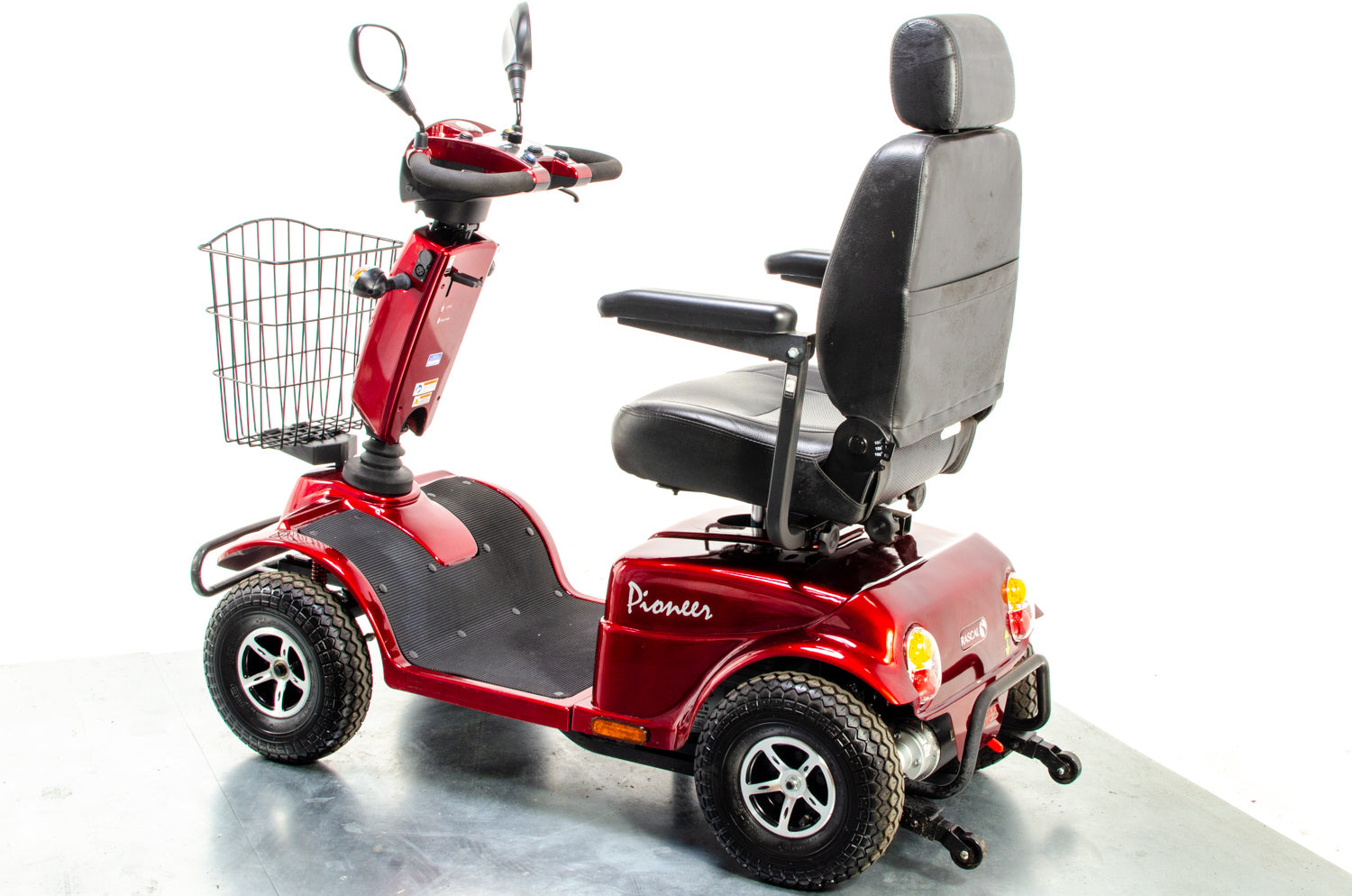 Rascal Pioneer Used Electric Mobility Scooter 8mph All-Terrain Suspension Off-Road Red