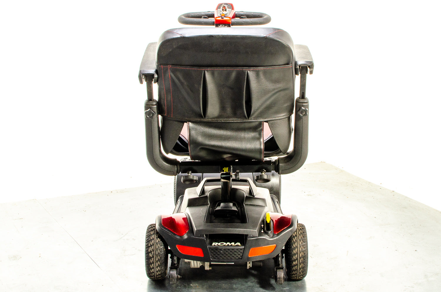Monarch Mighty Mini 4mph Used Mobility Scooter Transportable Small Lightweight Boot Suspension in Red