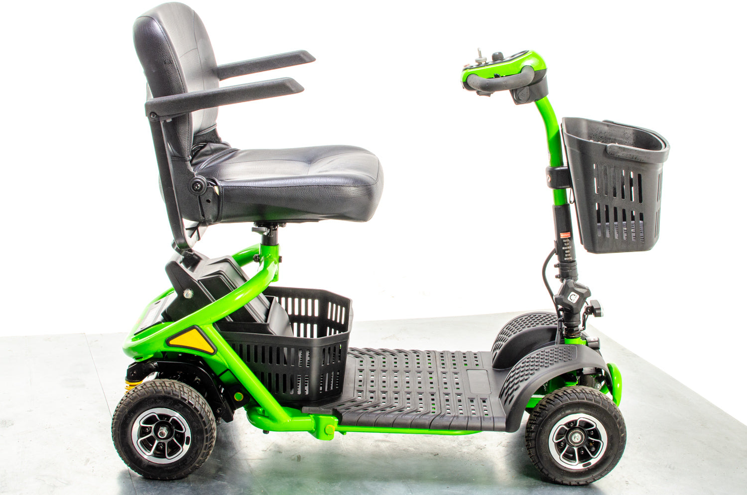 2021 Monarch Mini 4 Used Mobility Scooter Small Transportable Pneumatic Tyres Parks Green