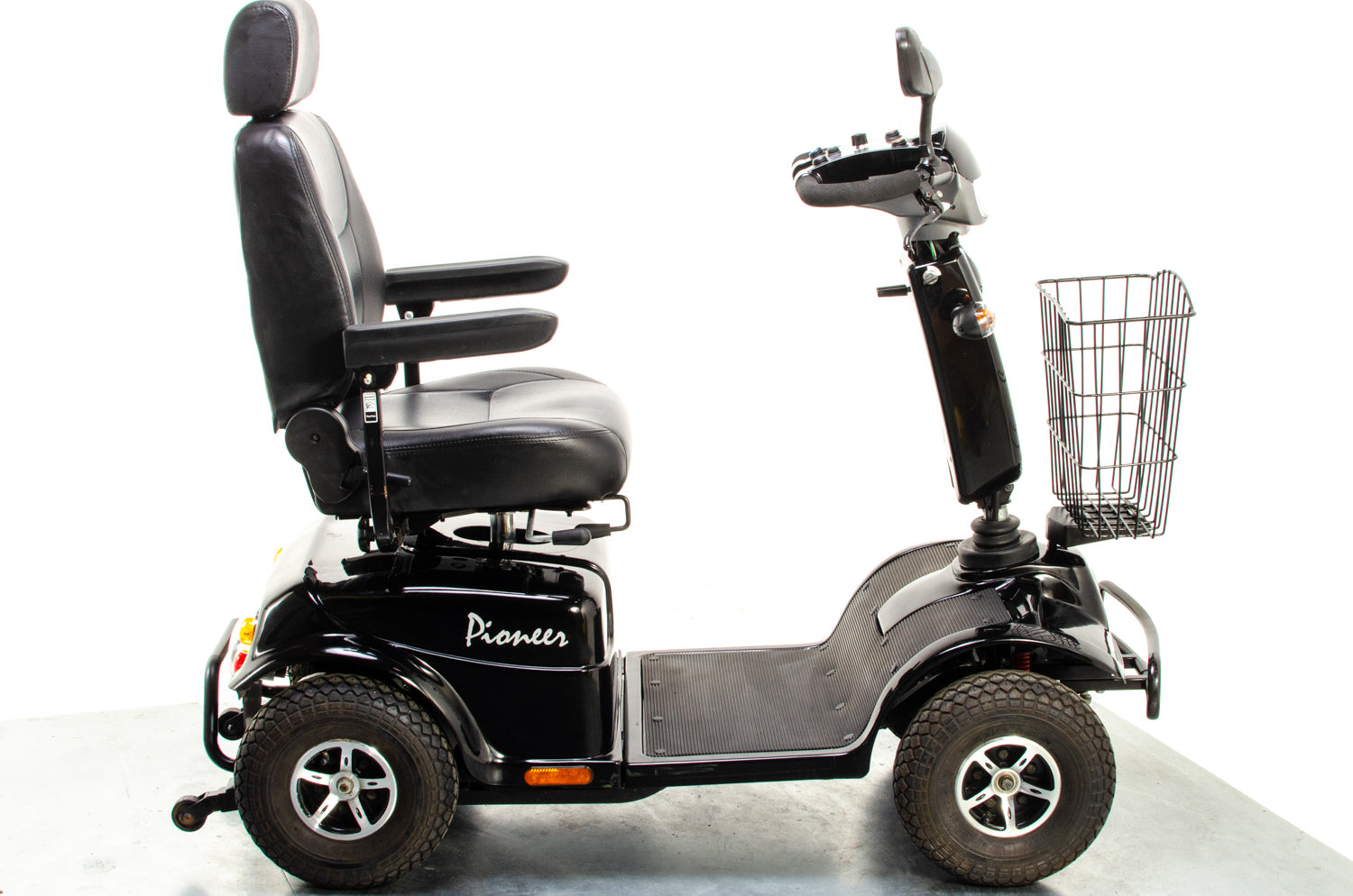 Rascal Pioneer Used Electric Mobility Scooter 8mph All-Terrain Suspension Off-Road Black 13250