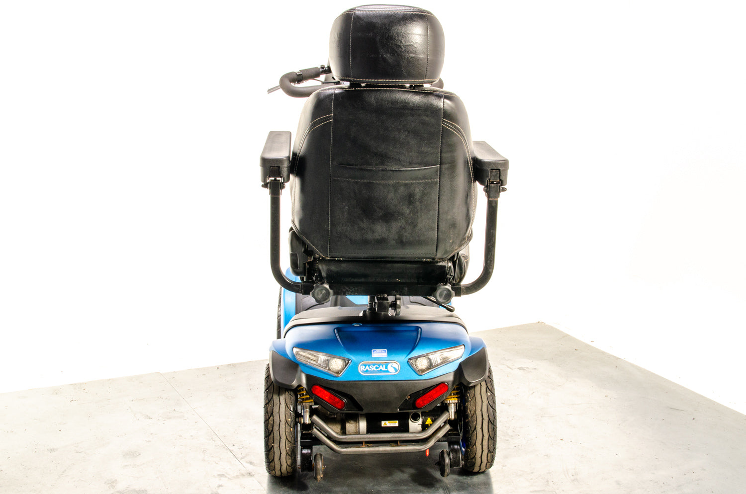 Rascal Vecta Sport Compact Used Electric Mobility Scooter 8mph Max Grip Suspension All-Terrain Road Legal Blue 13318