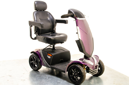 Rascal Vecta Sport Compact Used Electric Mobility Scooter 8mph Max Grip Suspension All-Terrain Road Legal Purple Sparkle 13317 1500