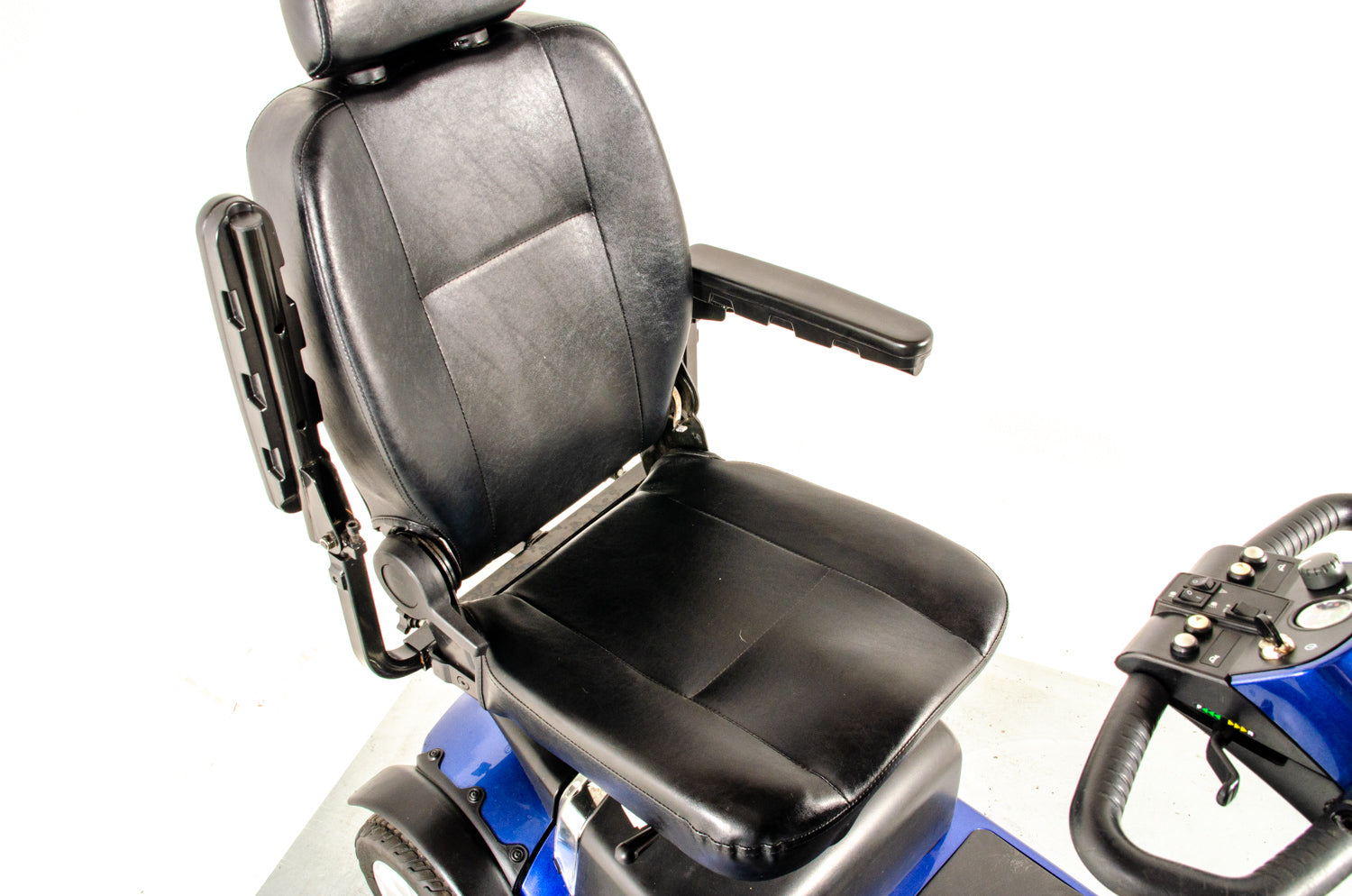 Pride Colt Sport Used Electric Mobility Scooter 8mph Transportable Suspension Blue Pavement Road Legal 13064