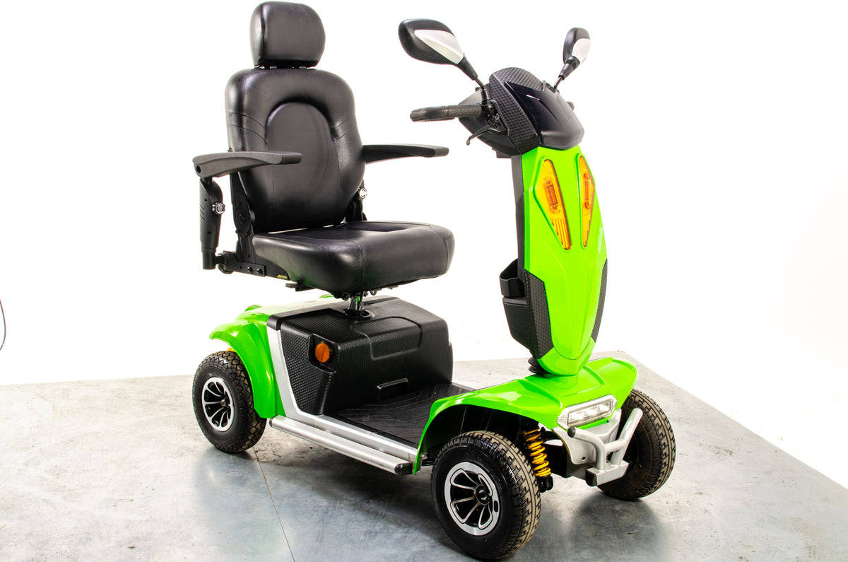 Monarch Vogue Sport Used Mobility Scooter 8mph Road Legal All Terrain Pneumatic Green