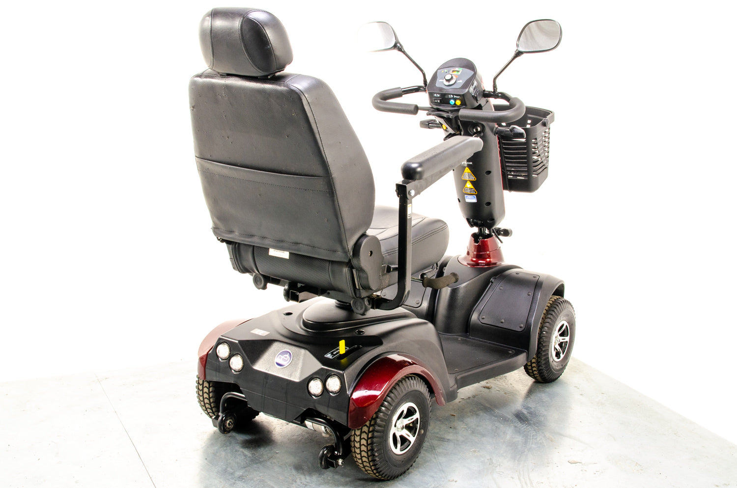 Excel Roadster DX8 Used Mobility Scooter 8mph Road Midsize Red Pneumatic Tyres Van Os  Pavement