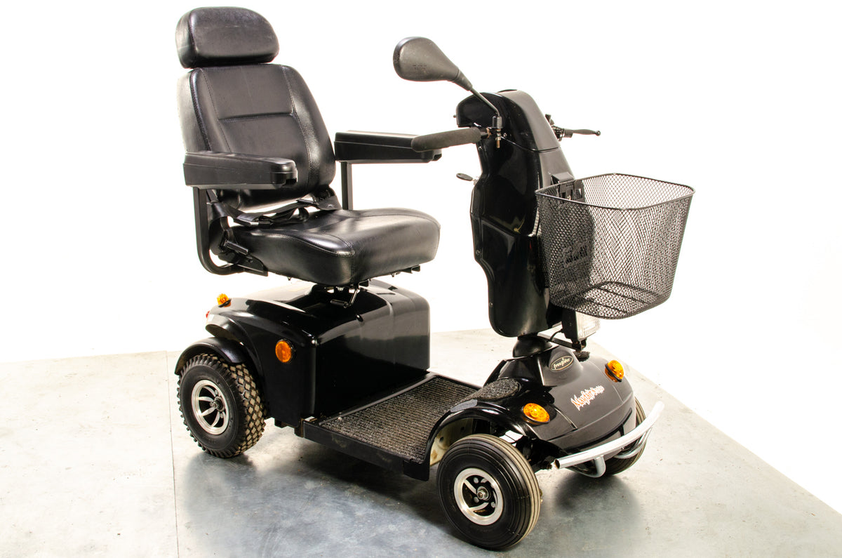 Freerider Mayfair 8 Deluxe Used Mobility Scooter 8mph Class 3 Black Suspension Pneumatic Road Pavement