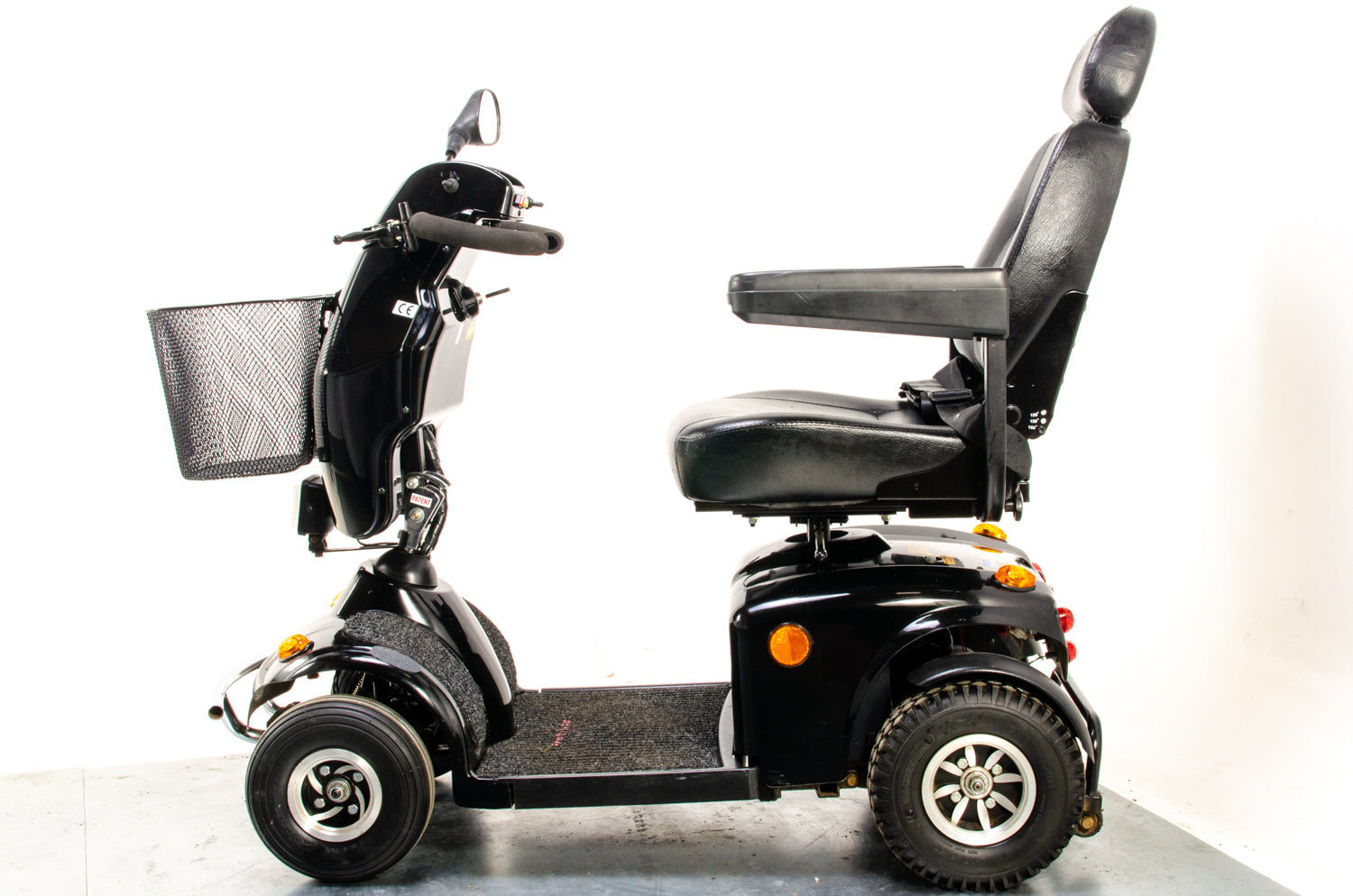 Freerider Mayfair 8 Deluxe Used Mobility Scooter 8mph Class 3 Black Suspension Pneumatic Road Pavement