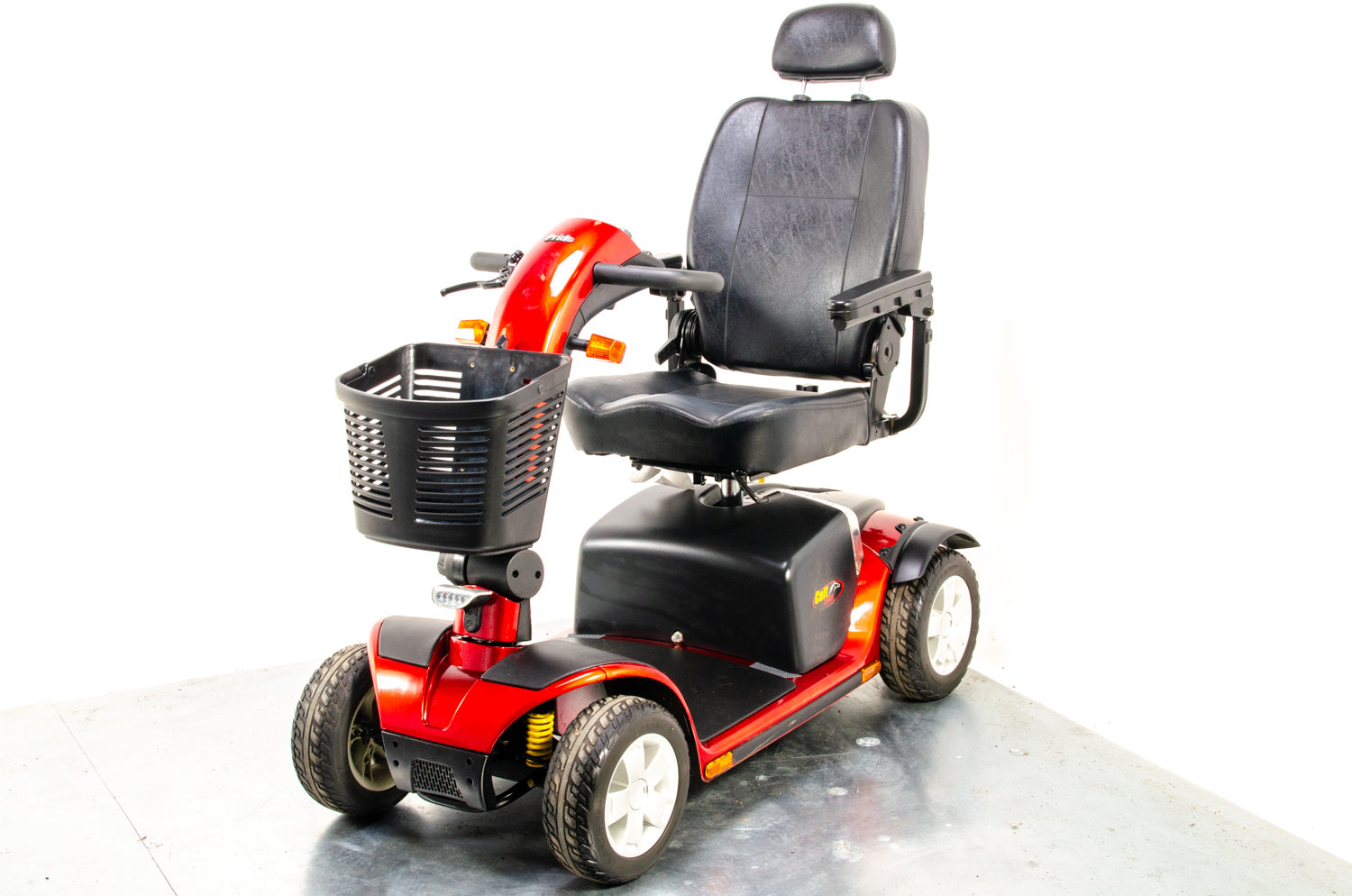 Pride Colt Sport Used Electric Mobility Scooter 8mph Transportable Suspension Pavement Road Legal Red 13503