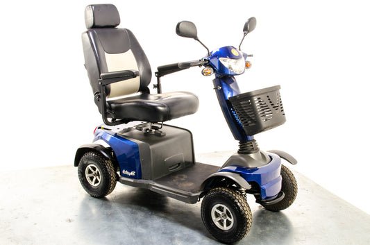 Van Os Galaxy II Used Mobility Scooter 8mph Large Comfy Class 3 Road Legal Blue 13288 1500