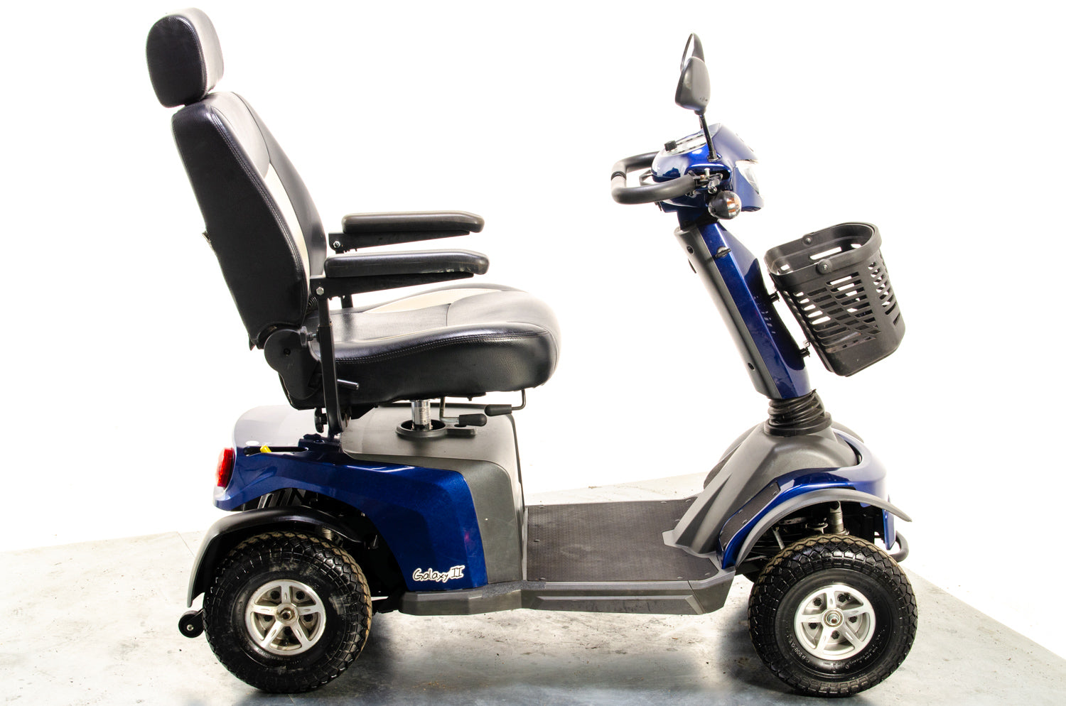 Van Os Galaxy II Used Mobility Scooter 8mph Large Comfy Class 3 Road Legal Blue 13288