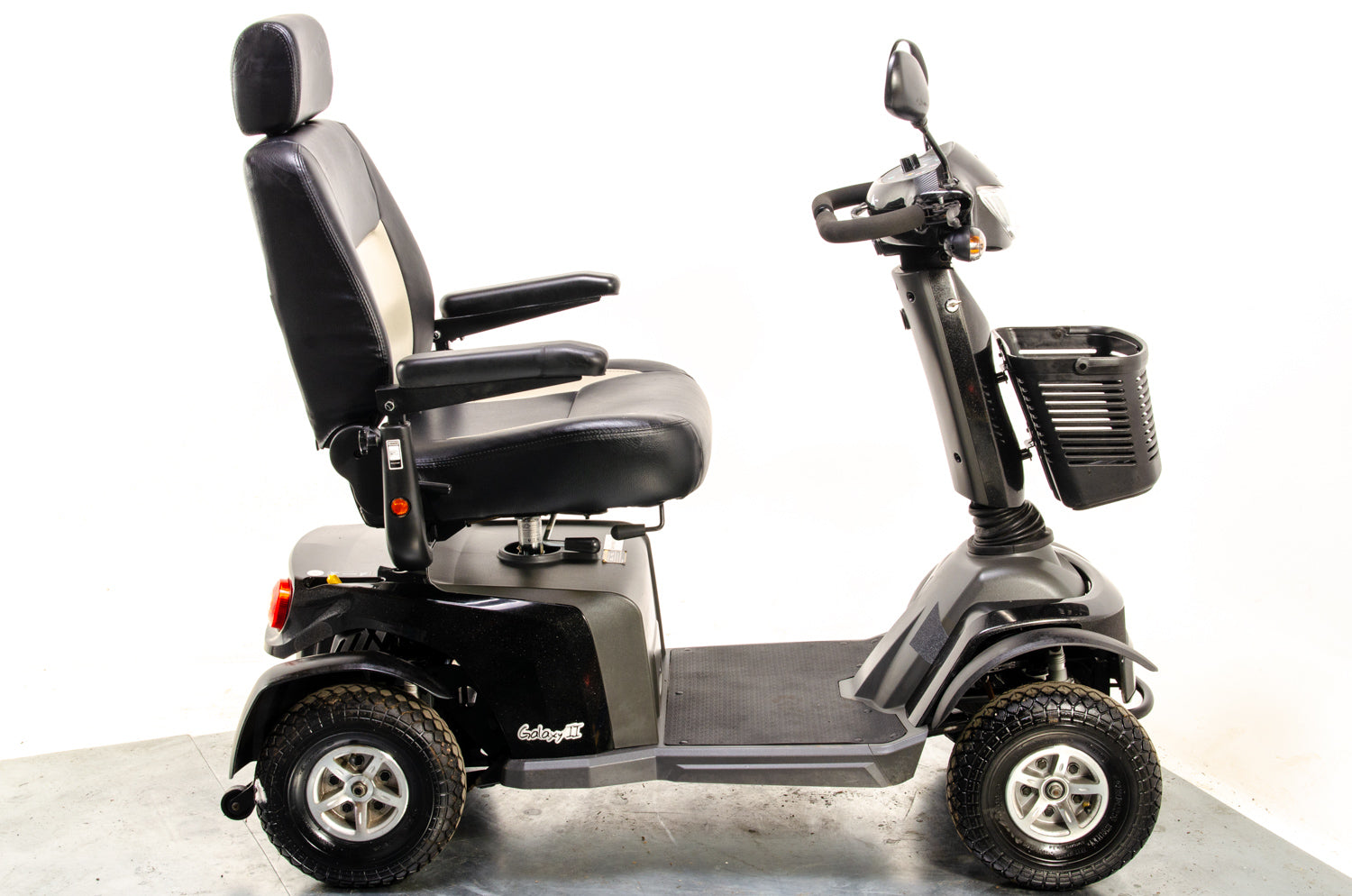 Excel Galaxy II Used Mobility Scooter 8mph Large Comfy Class 3 Road Legal Black 13504