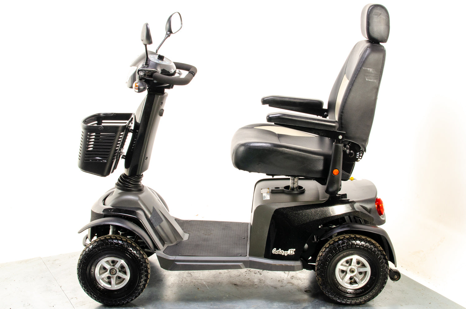 Excel Galaxy II Used Mobility Scooter 8mph Large Comfy Class 3 Road Legal Black 13504