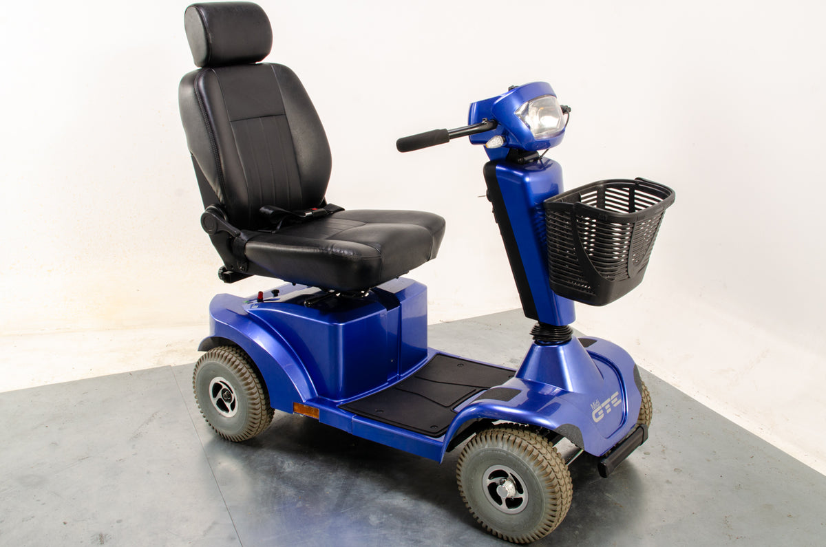 Midi GTE Sterling S425 Used Mobility Scooter 8mph Blue Midsize Pneumatic Pavement 13290