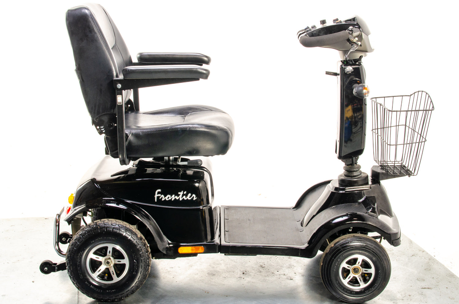 Rascal Frontier All-Terrain Off-Road Used Electric Mobility Scooter 8mph Suspension Midsize Black 13293