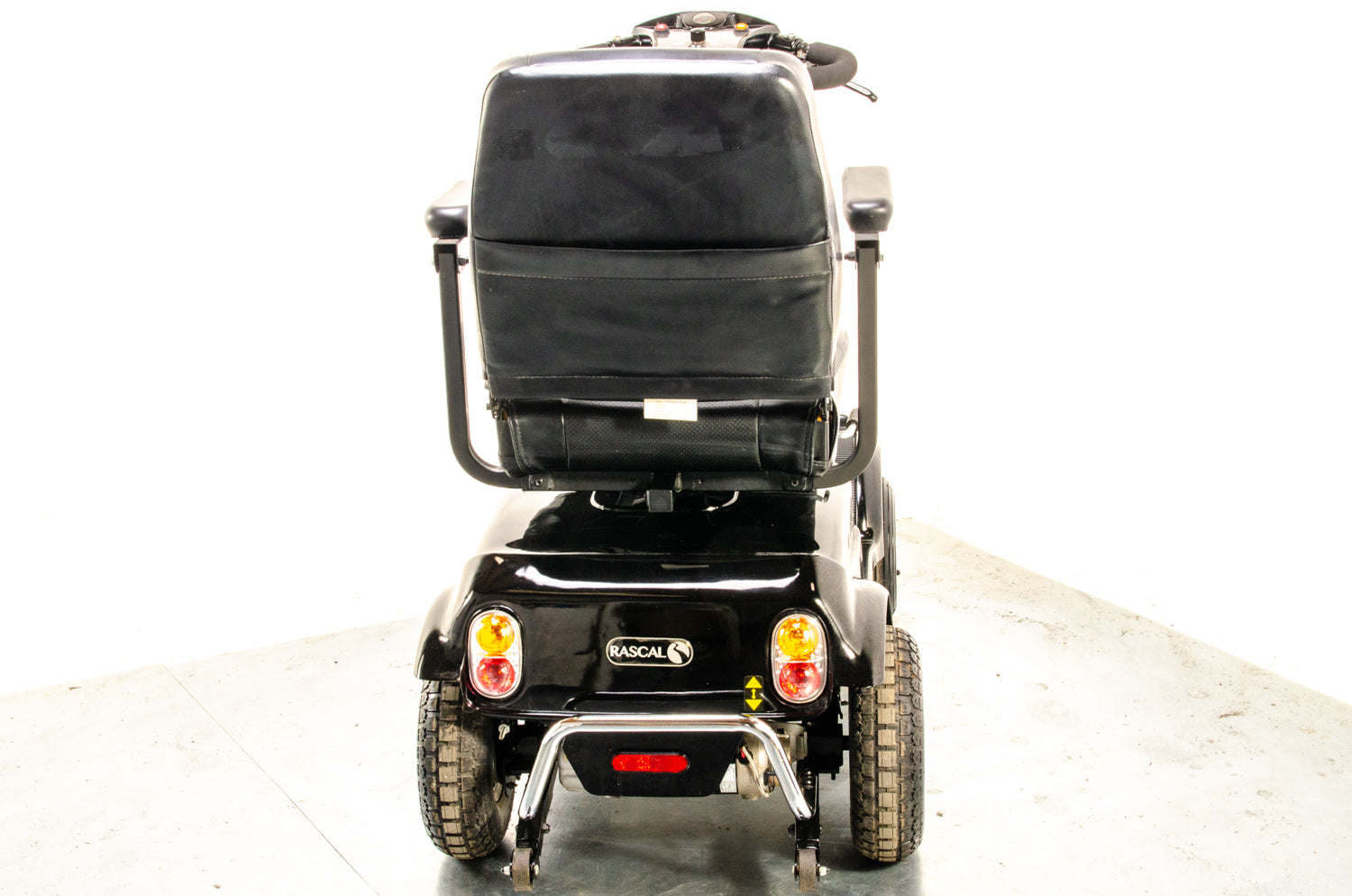 Rascal Frontier All-Terrain Off-Road Used Electric Mobility Scooter 8mph Suspension Midsize Black 13293