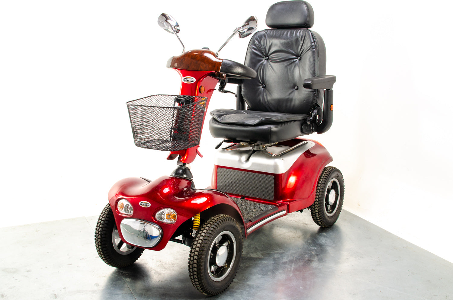 Shoprider Cordoba Off-Road All-Terrain Used Mobility Scooter Large 8mph Roma Red 13295