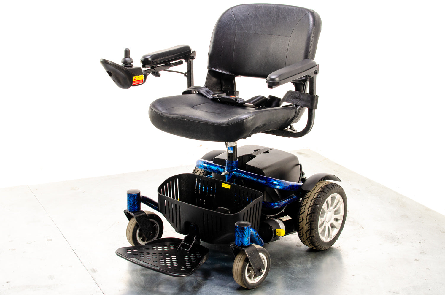 Roma Reno Elite Used Electric Wheelchair Powerchair Flame Blue indoor Outdoor Transportable 12176