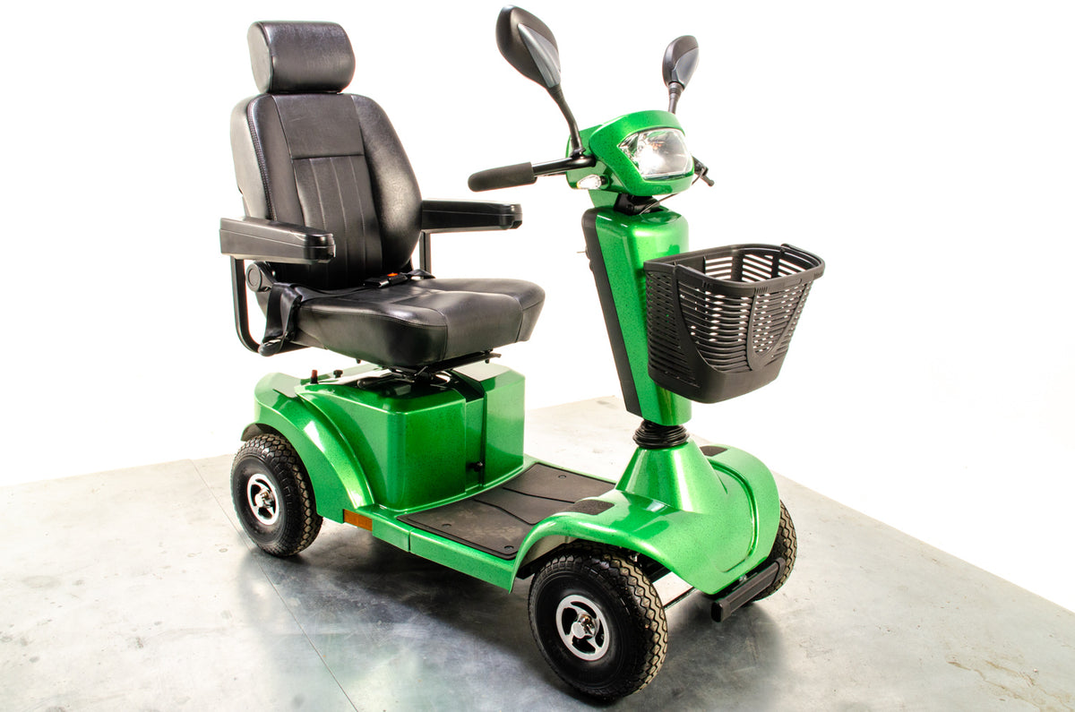 Sunrise Medical Sterling S425 Used Mobility Scooter 8mph Christmas Tree Sparkle Midsize Pneumatic Pavement 13296